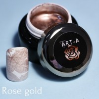 Гель краска Металлик Premium Art-A Роз золото 03